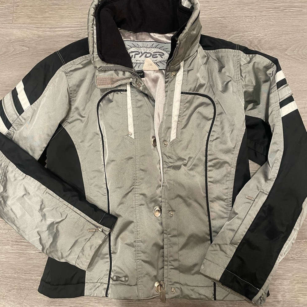 Spyder Women's Gray and Black Jacket
